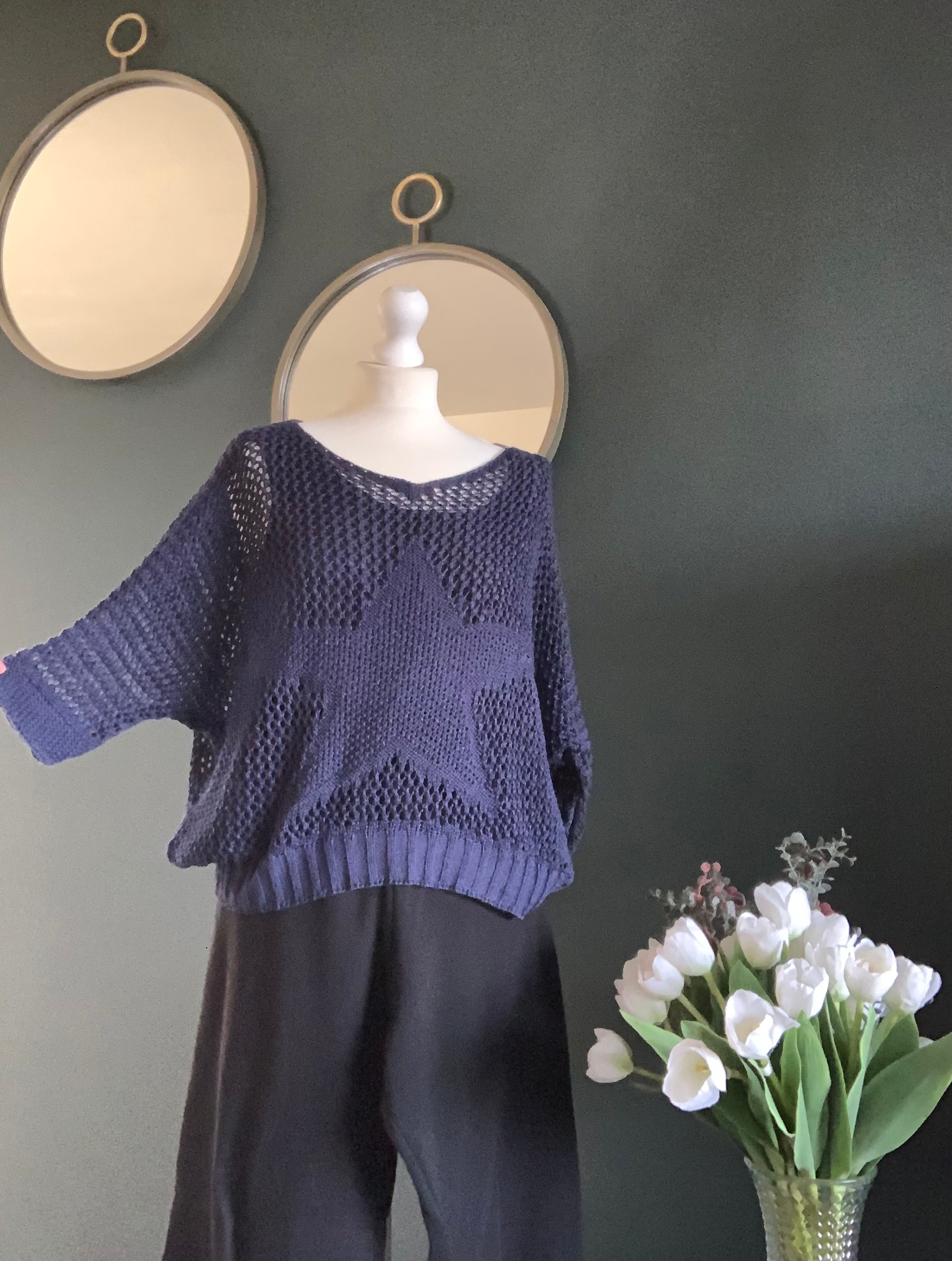 Crochet star top