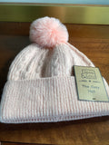 Cosy cable bobble hat