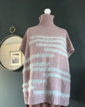 Roll neck poncho