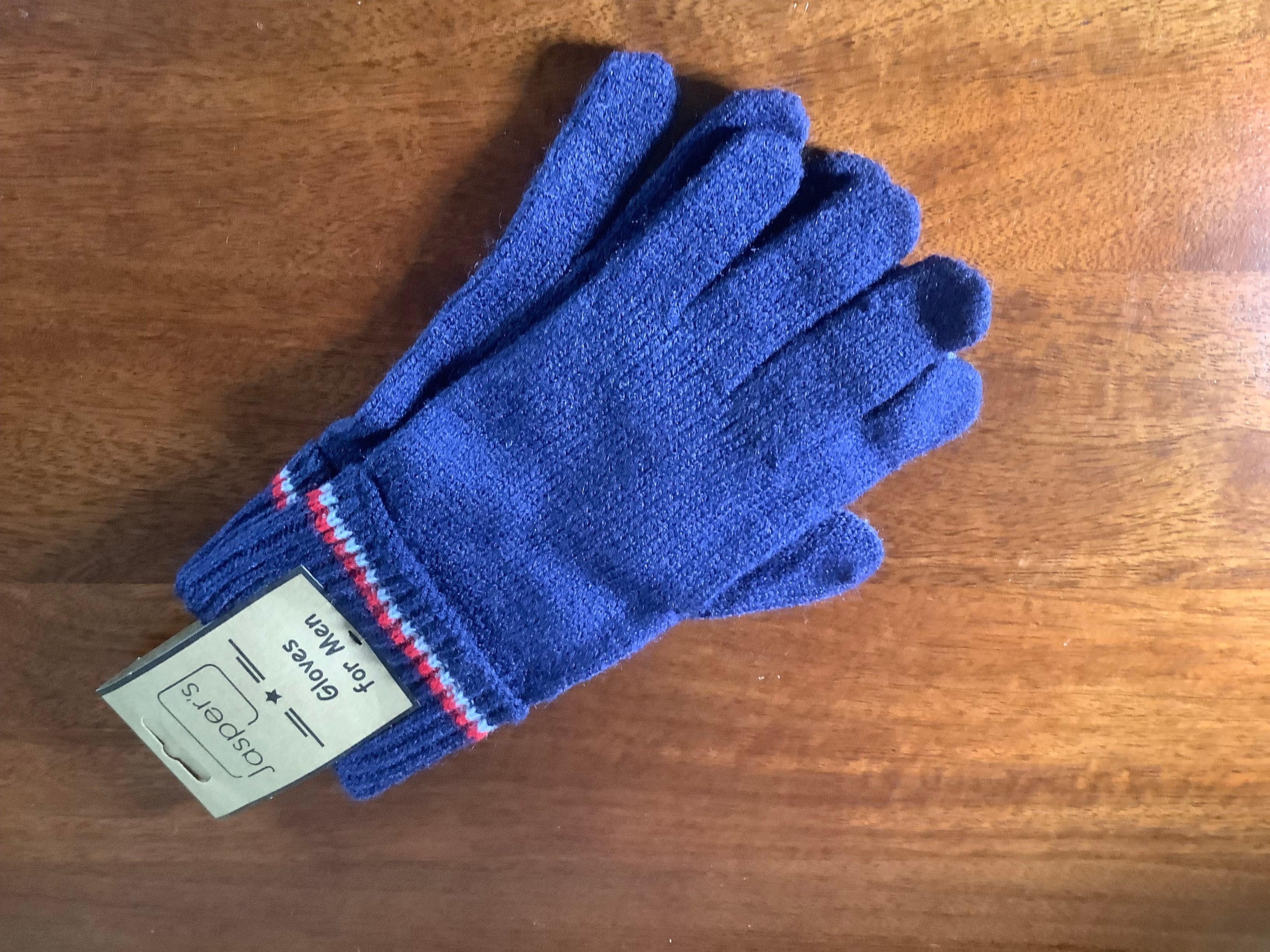 Men’s gloves - black stripe