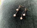 Earrings - Pearl drop on chain
