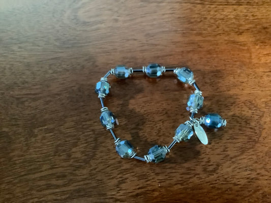 Bracelet - navy crystal