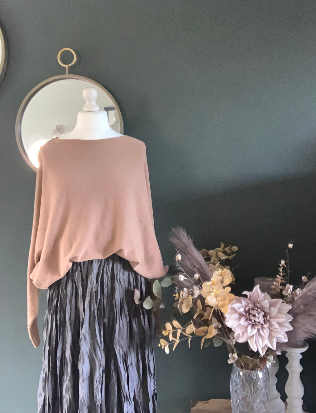 Batwing, slouchy knit