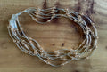 Gold and silver coloured strand necklace