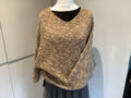 V neck slouchy sweater Oatmeal