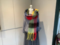 Brightly coloured scarf