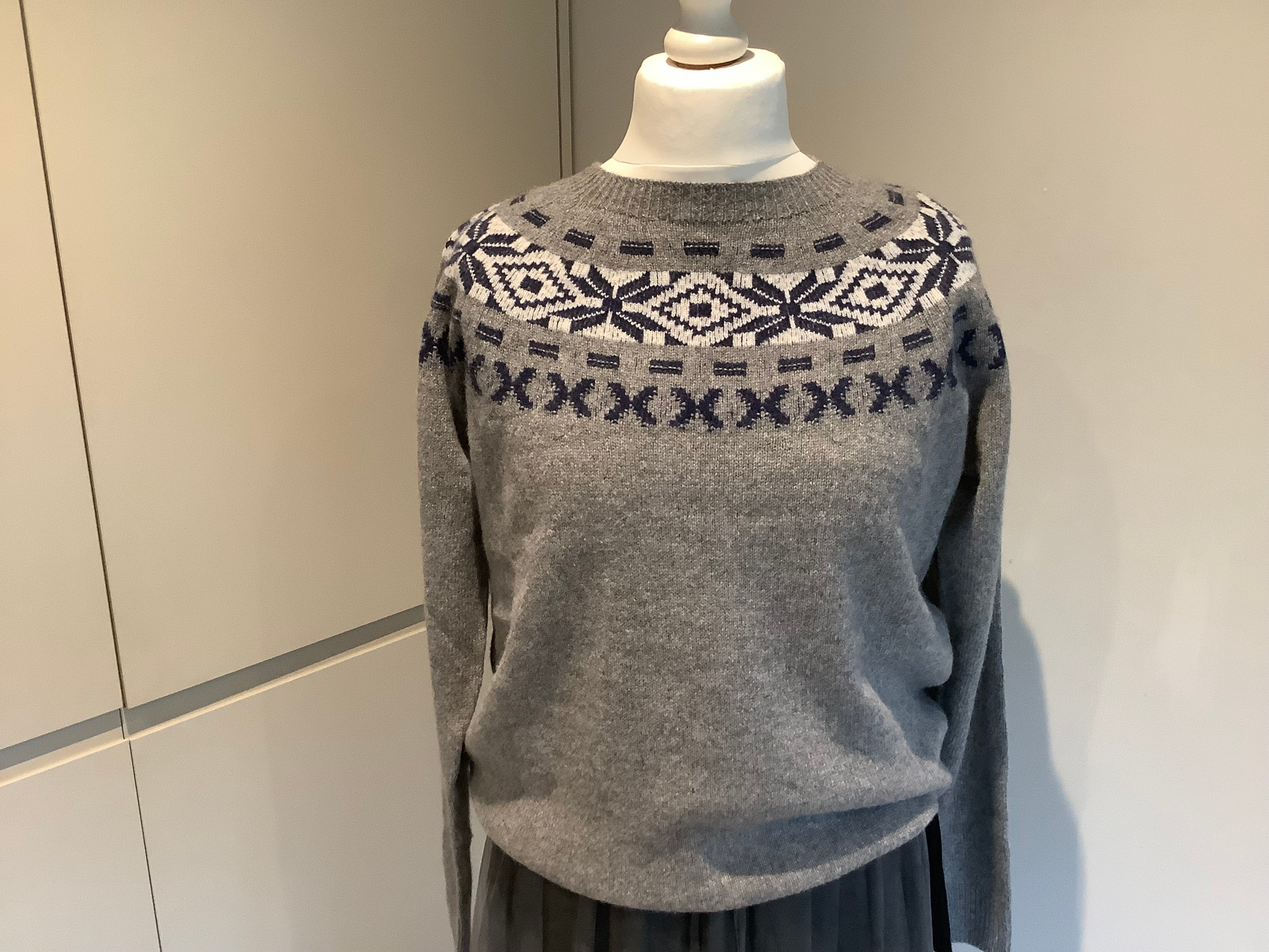 Wool blend Scandi sweater