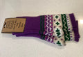 Fingerless gloves - Nordic purple