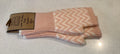Fingerless gloves - herringbone pink