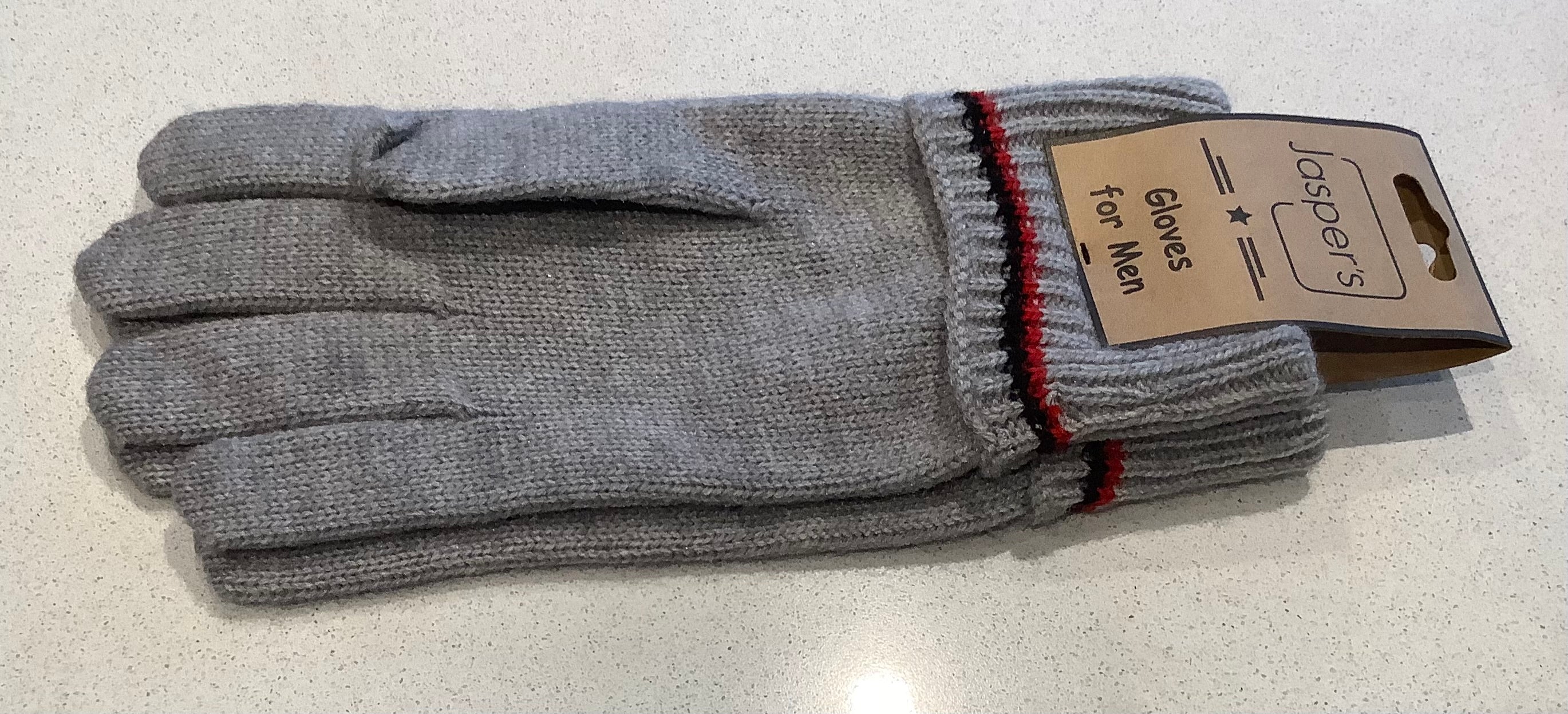 Men’s grey gloves