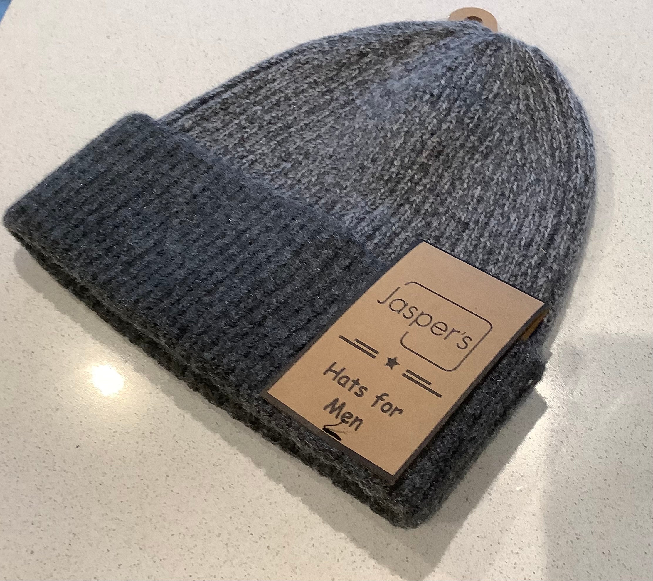 Men’s beanie hat - grey