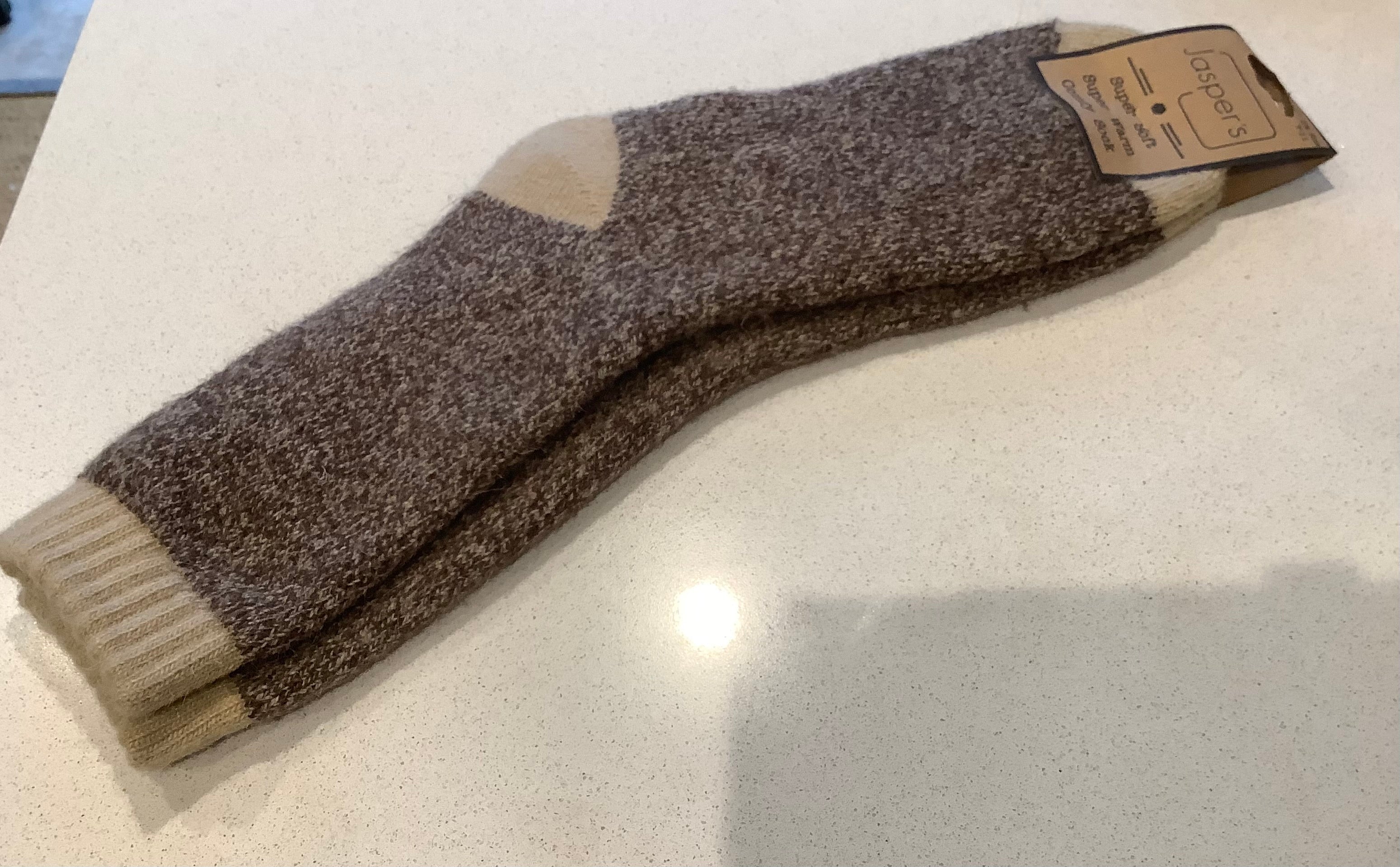 Men’s socks - brown marl