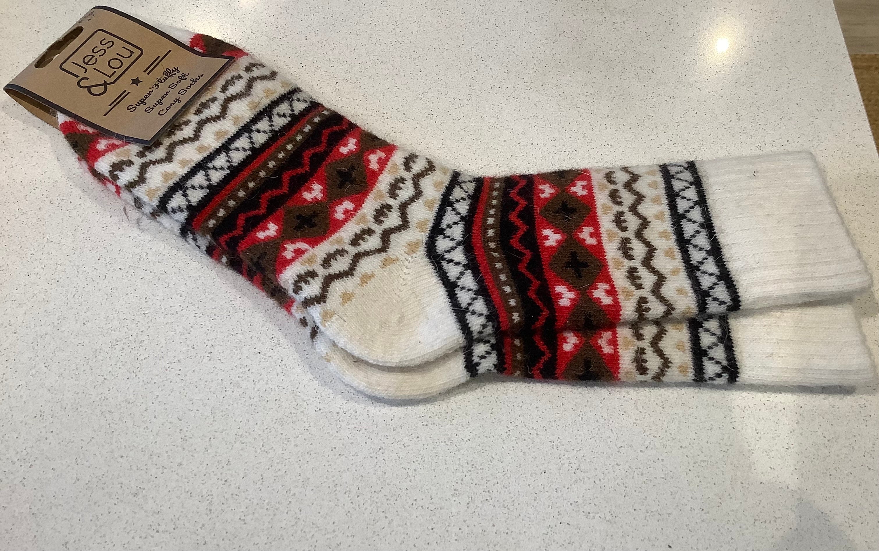 Cosy socks - Nordic pattern