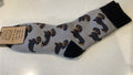 Cosy socks - dacshunds grey