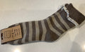 Cosy socks - brown stripe