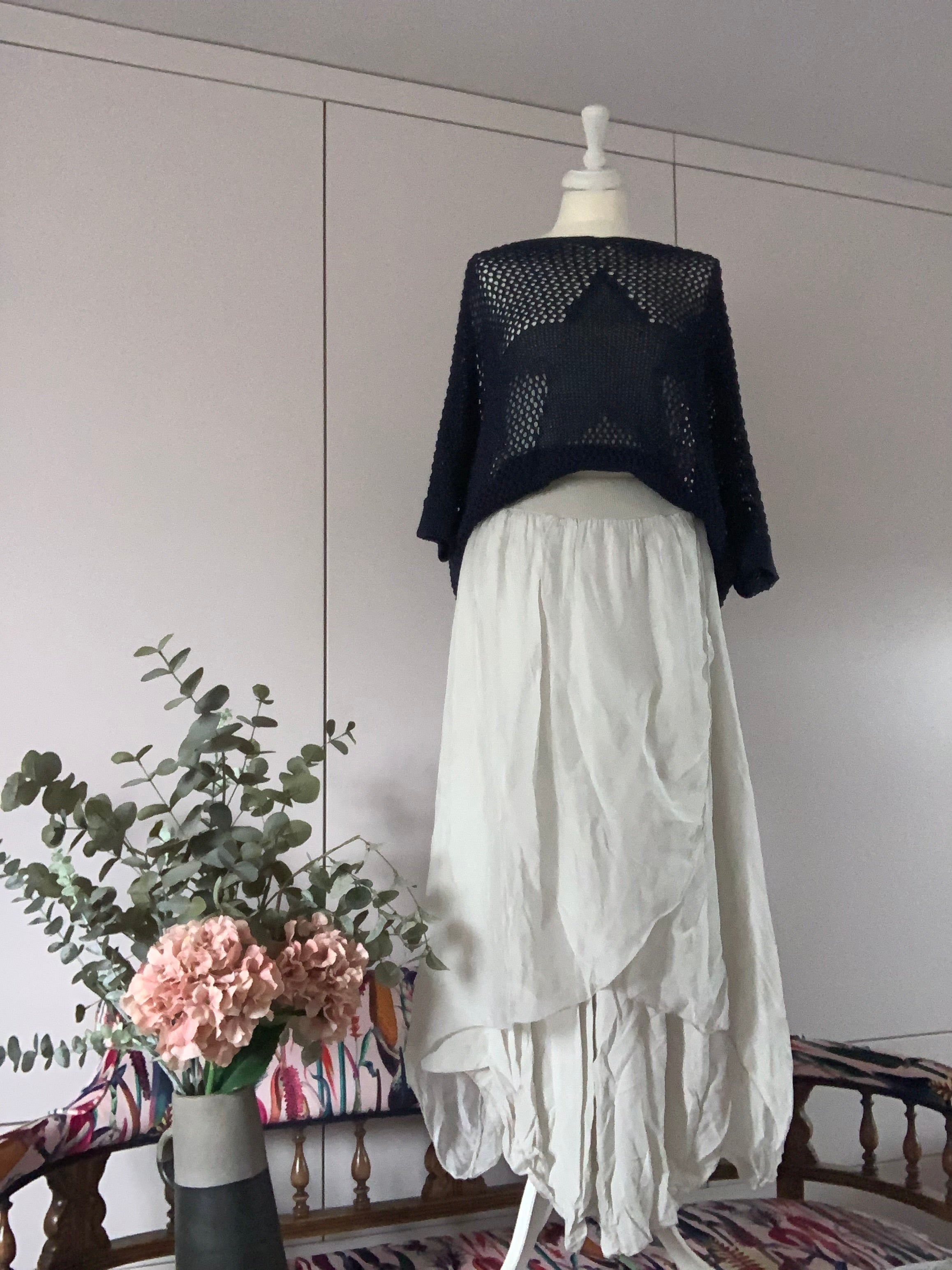 Silk harem skirt/pants